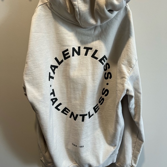 TALENTLESS hoodie size large - Picture 3 of 4